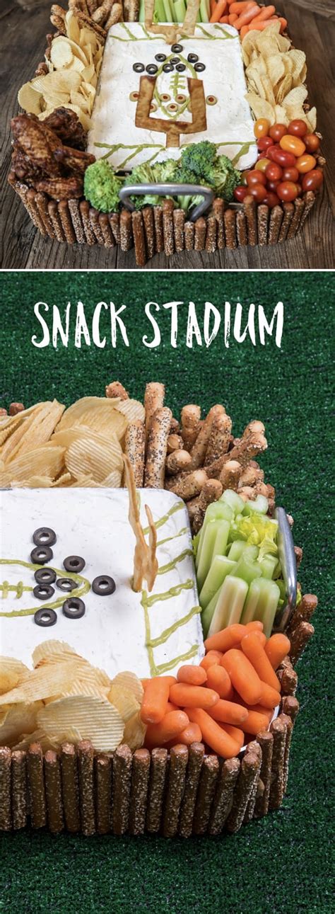 Snack Stadium Tray That's Easy to Make