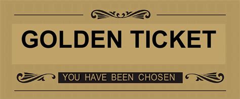 13 Editable Golden Ticket Templates (Free Downloads)