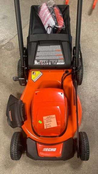 Echo DLM-2100SP Self-Propelled Electric Lawn Mower 1 Battery, 1 Charger - Metzger Property ...