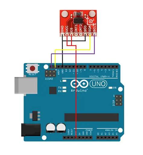 ADXL345 Connection Diagram - The DIY Life