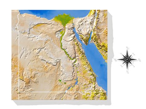 Egypt, High resolution 3D relief maps 3D Model $240 - .fbx .max .obj ...