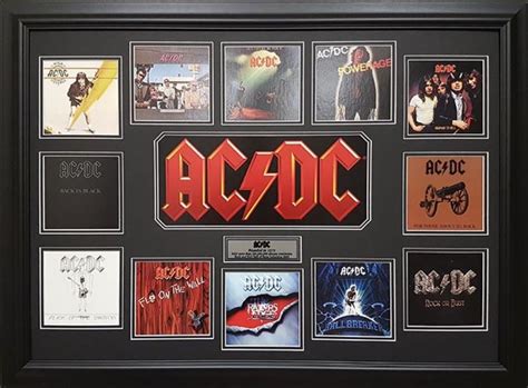 AC DC framed album cover collage | Album covers, Acdc, Frame