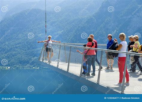 Skywalk of Hallstatt. World Heritage View in Hallstatt, Austria ...