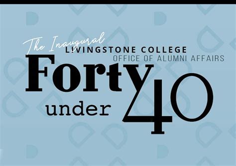 Livingstone College Forty under 40 | Livingstone College