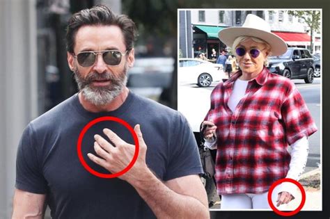 Hugh Jackman steps out without wedding ring following split from wife ...