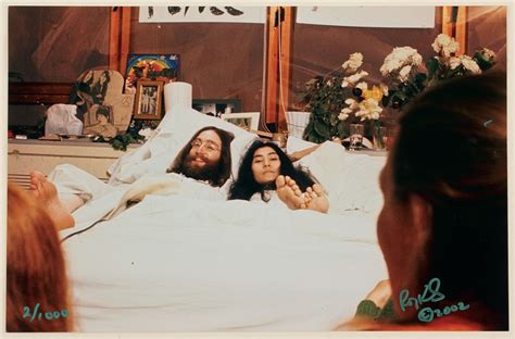 Lot Detail - John Lennon & Yoko Ono 1969 Montreal Bed-In Limited Edition Original Print Signed ...