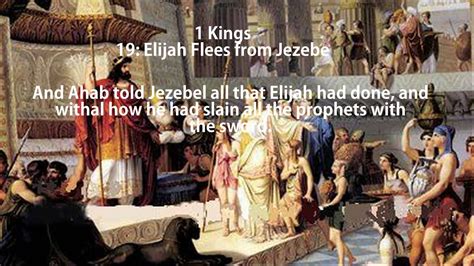 1 Kings 19: Elijah Flees from Jezebel - YouTube