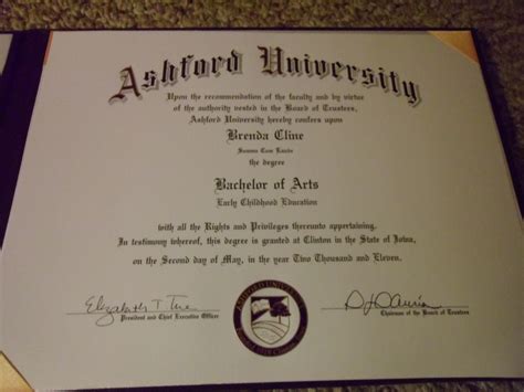 Bachelor's Degree from Ashford University! | Ashford university, Graduation certificate template ...