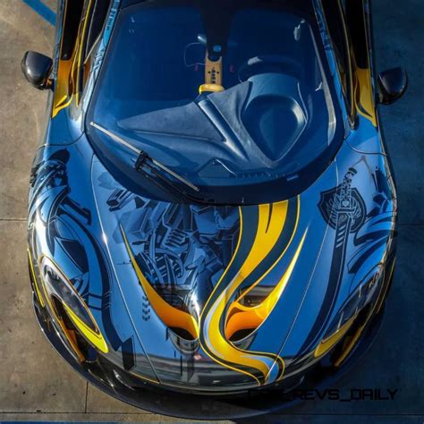 StickerCity 2015 McLaren P1 Black Chrome Art Car