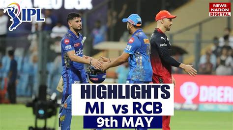 IPL 2023 Match 5 Highlights: RCB vs MI Full Match Highlights | RCB vs MI Highlights | Today ...