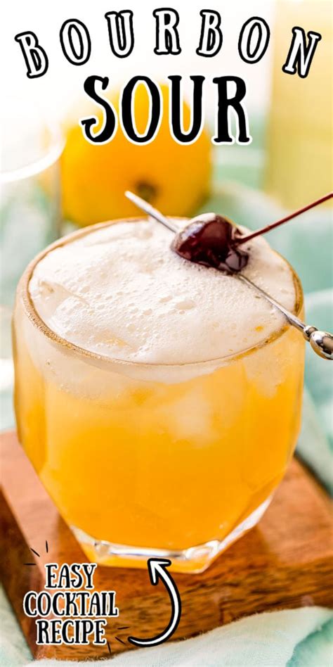 Bourbon Whiskey Sour Cocktail Recipe - Sugar and Soul