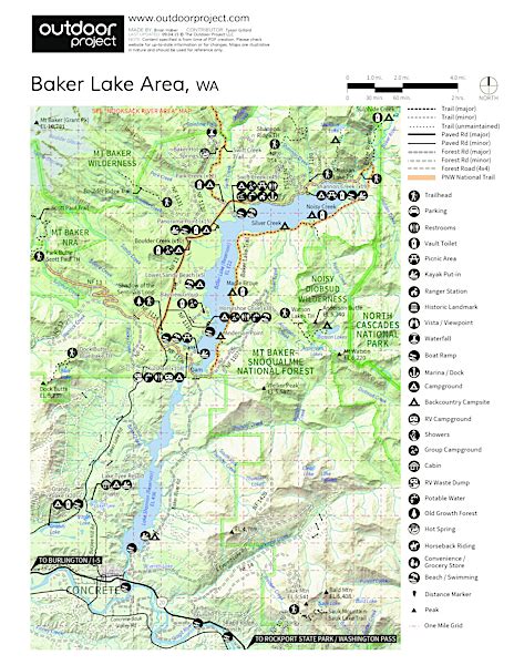 Baker Bay Campground Map