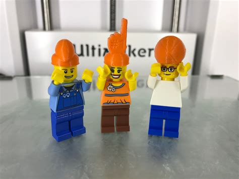 3D Model: Minifig Football Hats | Design Make Teach