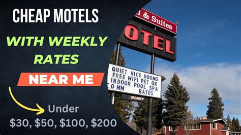 Find Cheap Motels With Weekly Rates Near Me Under $30, $50, $100, $200 - YouTube