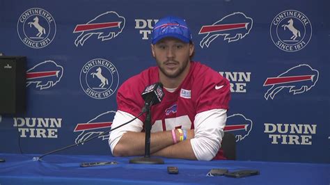 Bills QB Josh Allen talks about minicamp, Stefon Diggs | wgrz.com