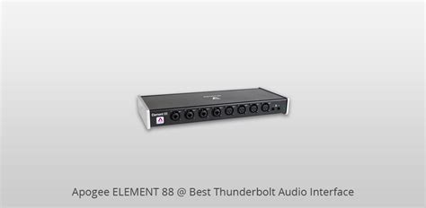 5 Best Thunderbolt Audio Interfaces in 2024