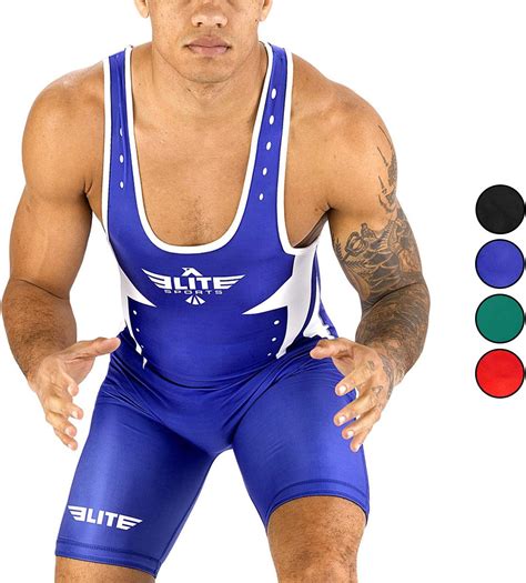 NEW ITEM Elite Sports Advanced Wrestling Singlet: Amazon.co.uk: Sports & Outdoors