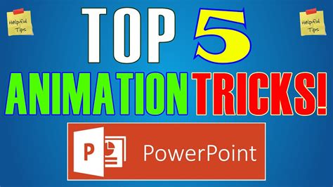 Top 5 Animation Effects & Tricks in Powerpoint 2016 - Best Slideshow Hacks - YouTube