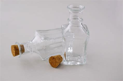 Small Glass Bottles with Cork 3.9in (Pack of 10)