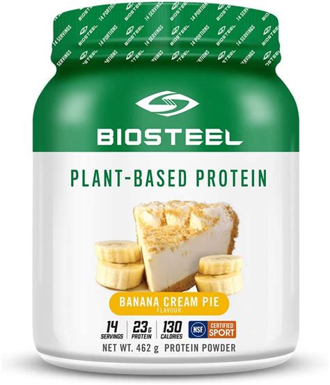 BioSteel Vegan Protein - Banana Cream Pie 462g : Amazon.ca: Grocery ...