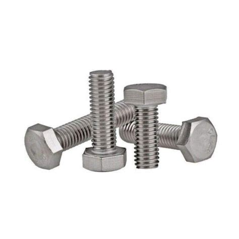 M16 A2 Stainless Steel Hex Hexagon Head Nut Bolts Threaded – DIN 933 – Ruby Fasteners & Hardware ...