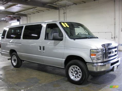 2008 Silver Metallic Ford E Series Van E350 Super Duty XLT 15 Passenger #45876140 | GTCarLot.com ...