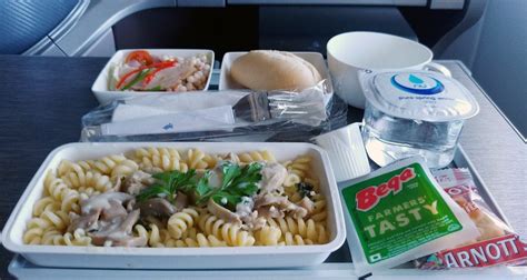 Singapore Airlines Business Class Menu