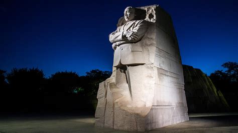 MLK Martin Luther King Memorial at night in Washington DC Photograph by ...