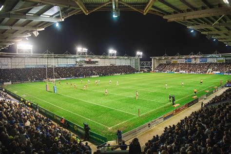 Warrington Wolves - Halliwell Jones Stadium boosted by attendance rise