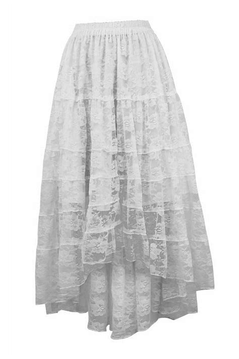 White Lace Skirt – Unspoken Fashion