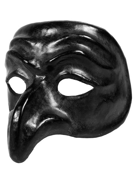 Pulcinella nero - Venezianische Maske - maskworld.com