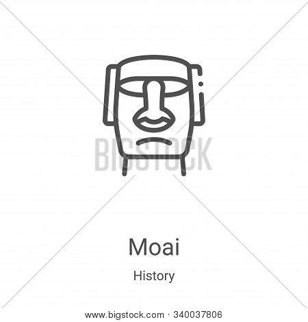 Moai Icon Isolated On Vector & Photo (Free Trial) | Bigstock