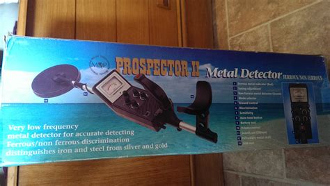 Prospector II metal detector. Visiting my parents and my dad wants to ...