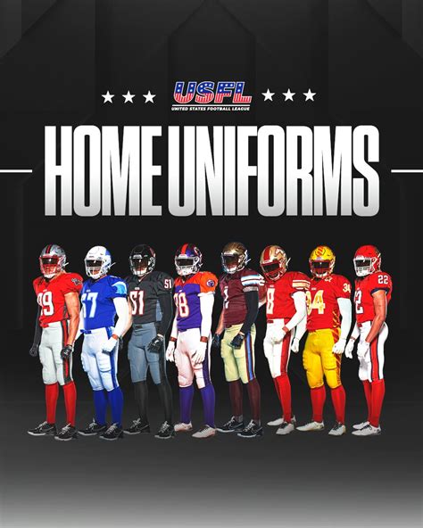 USFL on Twitter: "ACTIVE: All 8 USFL home jerseys https://t.co ...