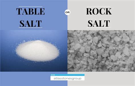 Rock Salt Vs Table Salt – 5 Key Differences – Atlas Stones Group