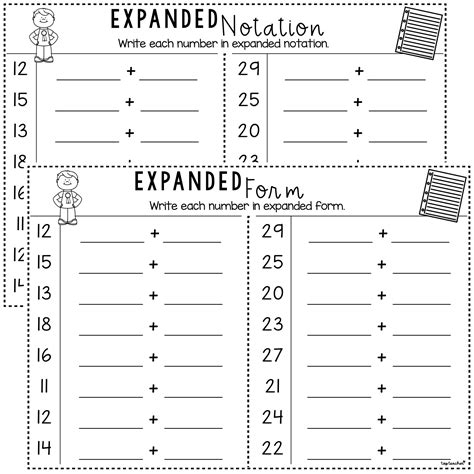 Expanded Notation & Form Worksheets - Top Teacher