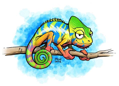 Chameleon clipart panther chameleon, Chameleon panther chameleon ...