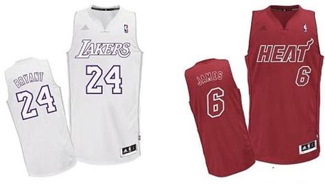 Christmas Day NBA jerseys unveiled for 2012 games