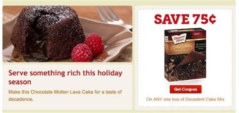 New Printable Duncan Hines Decadent Cake Mix Coupon - New Coupons and ...