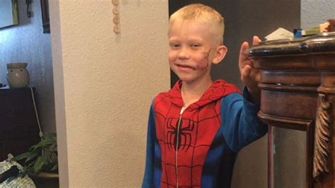 Six-Year-Old Latter-day Saint Hero, Bridger Walker, Meets Superhero Spiderman on Movie Set ...