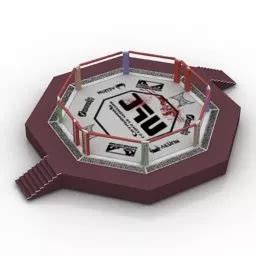 Ufc Octagon Ring Free 3d Model - .3ds, .Gsm - Open3dModel