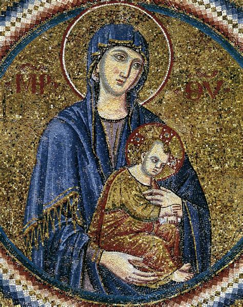 Mosaics in Santa Maria in Trastevere, Rome (1296-1300)