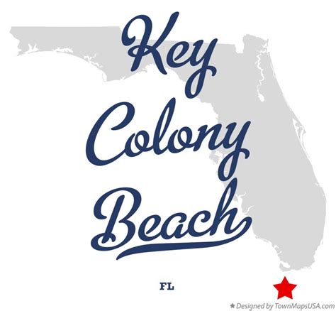 Map of Key Colony Beach, FL, Florida