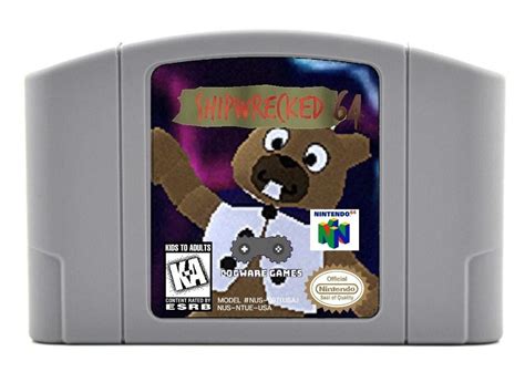 Shipwrecked 64 N64 box and Cartridge + Label : r/Shipwrecked64