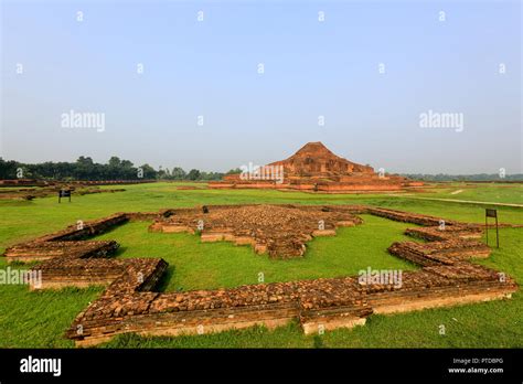 Paharpur Buddhist Monastery at Paharpur village in Badalgachhi Upazila ...