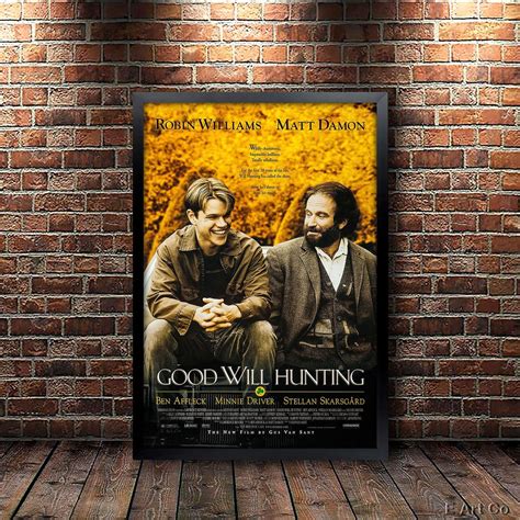 Good Will Hunting Movie Poster Framed and Ready to Hang. - Etsy