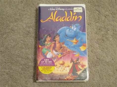 ALADDIN WALT DISNEY Black Diamond VHS Animated Classic New Sealed EUR 23,63 - PicClick FR