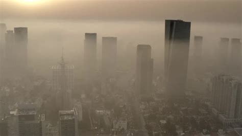 Tel aviv skyline in dust Storm, Aerial view, Stock Video - Envato Elements