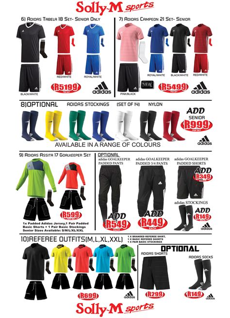 Adidas Football Kits | Solly M Sports Online Store