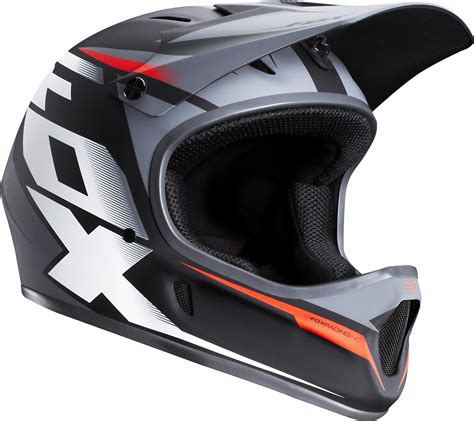 Fox Rampage Mountain Bike Helmet Black/White Full Face/Free Ride ...